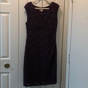 Plum Sparkle Dress
